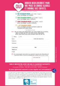 Formulaire pour faire un don régulier