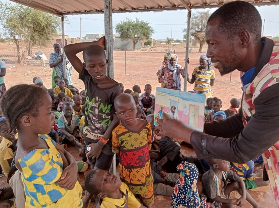 Photo du programme "Protégeons les Enfants Affectés par les Conflits ou l’Exclusion" porté par Asmae en Côte d'Ivoire