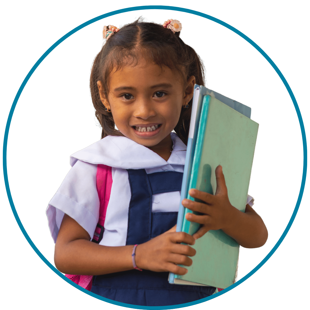 Maria, participante à un programme éducatif d’Asmae.